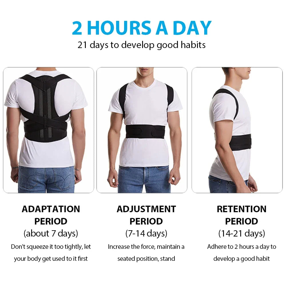 Back Brace Posture Corrector Belt - Palm and Thread
