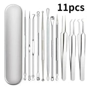 Ultra-fine Cell Pimples Blackhead Clip Tweezer - Palm and Thread