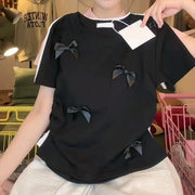 Elegant Ballet Bowknot T Shirt - Palm and Thread