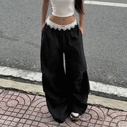 Street Lace Embroidery Casual Pant - Palm and Thread