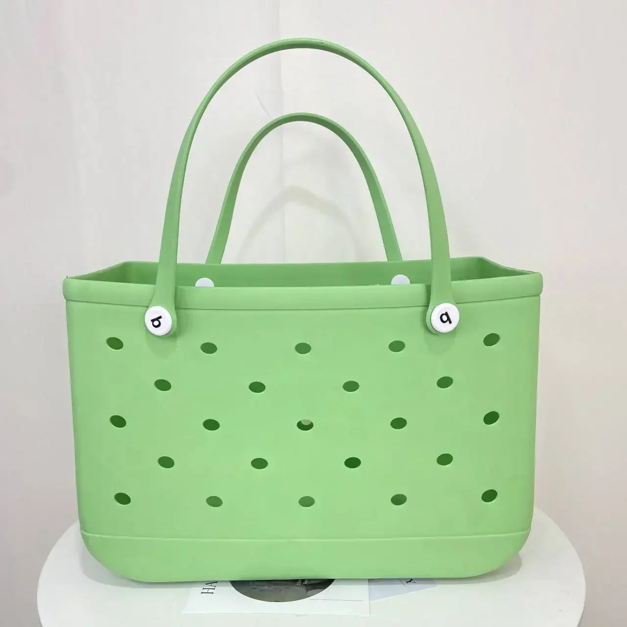 Croc Beach Tote Rubber Waterproof Bag - Palm and Thread