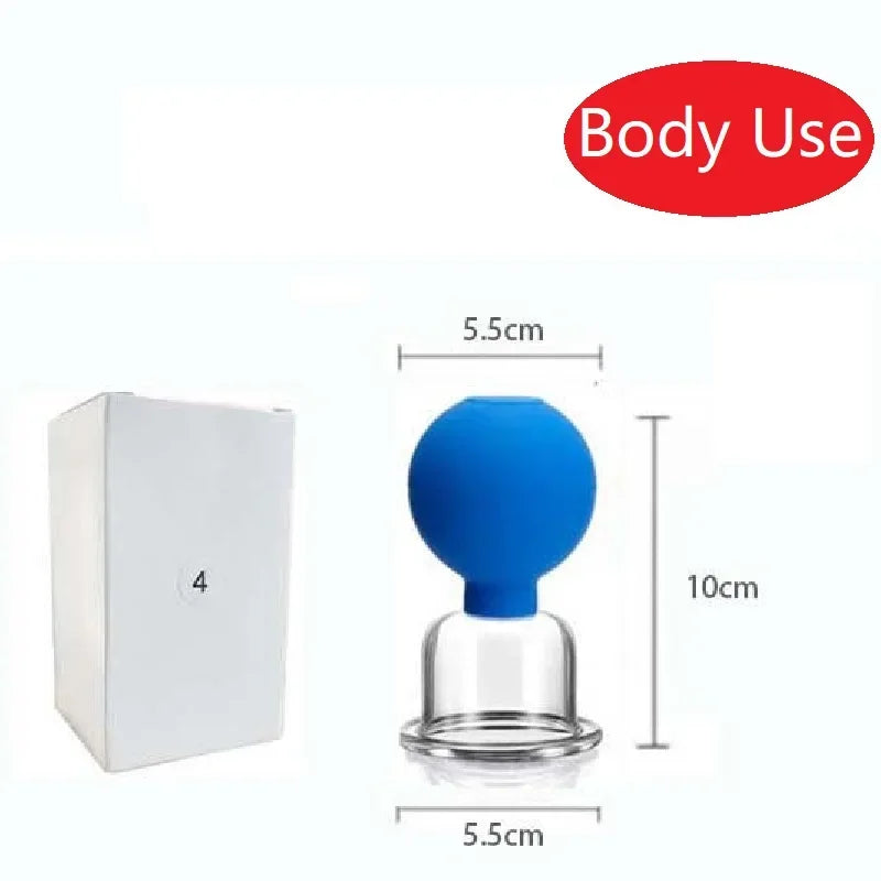 Slimming Face Sucker Vacuum Cupping Jar Cellulite Massager - Palm and Thread