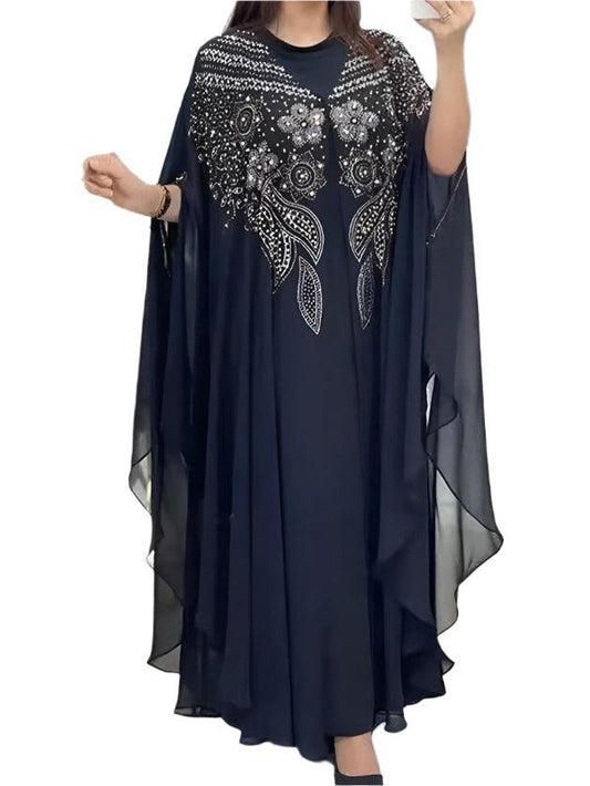 Chiffon Boubou Abaya - Palm and Thread