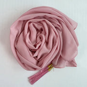 Bubble Chiffon Hijab Solid Color Long shawls - Palm and Thread
