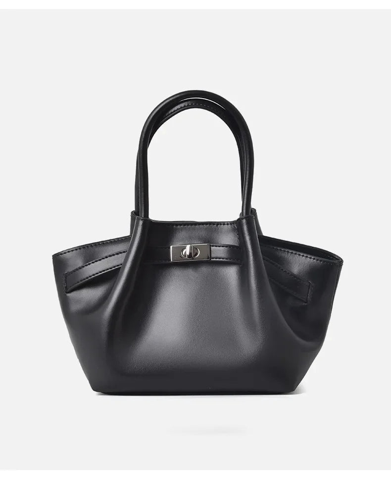 High end leather dumpling bag - Palm and Thread