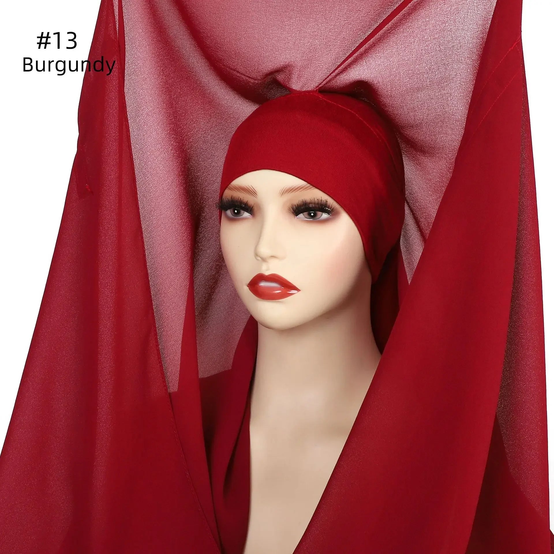 Newest Instant Chiffon Hijab - Palm and Thread