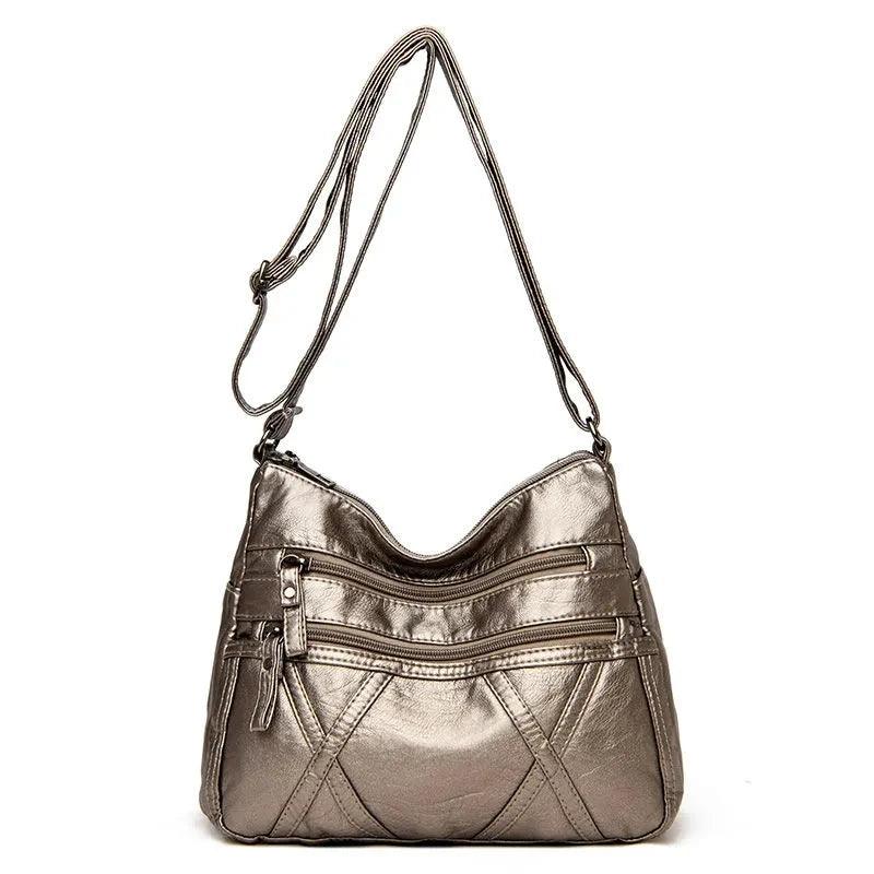 High Quality Soft Leather Shoulder Bag - Palm and Thread