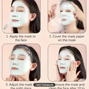 Disposable Plastic Film Full Face Cleaner Mask - Palm and Thread