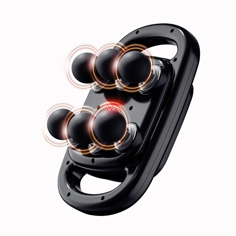 Wireless Fascia Gun Six-head Deep High Frequency Vibration - Palm and Thread