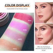 4-Shade Rose Petal Blush 3D petal rose Makeup Blush - Palm and Thread