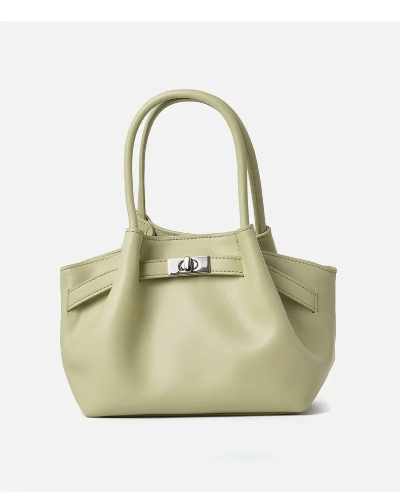 High end leather dumpling bag - Palm and Thread