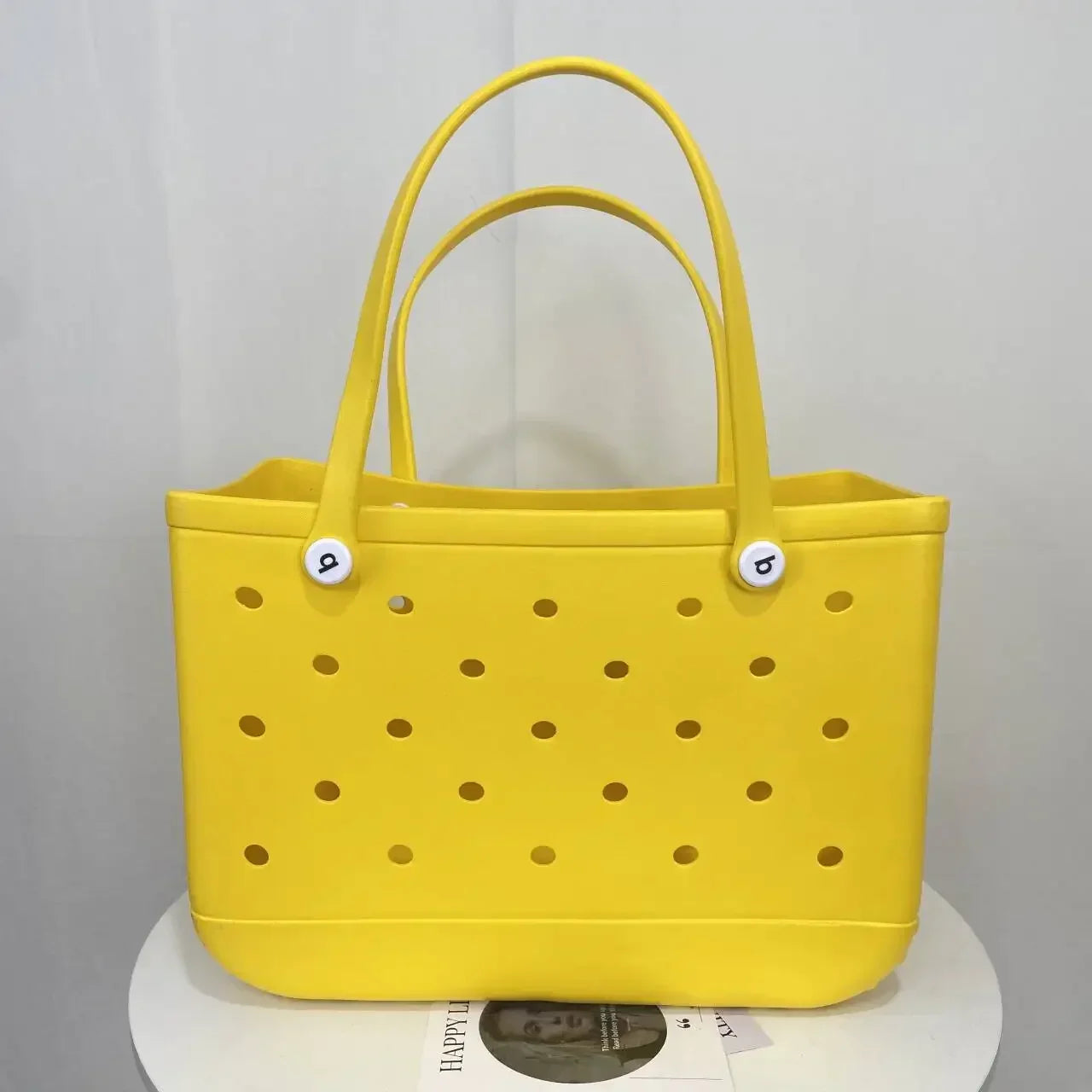 Croc Beach Tote Rubber Waterproof Bag - Palm and Thread