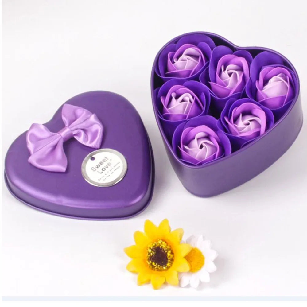Heart Scented Bath Body Petal Gift Soap - Palm and Thread