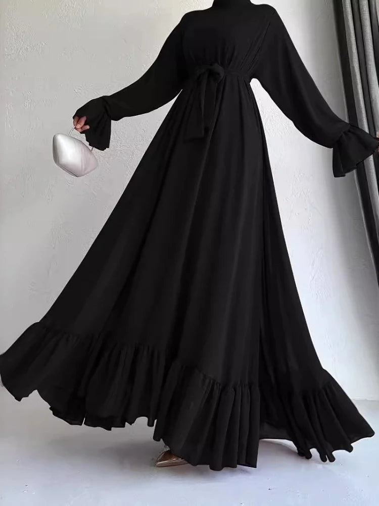 Modest Long Robe Kaftan Abaya Dress - Palm and Thread