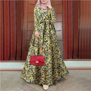 Long Sleeve O Neck Dress - Palm and Thread