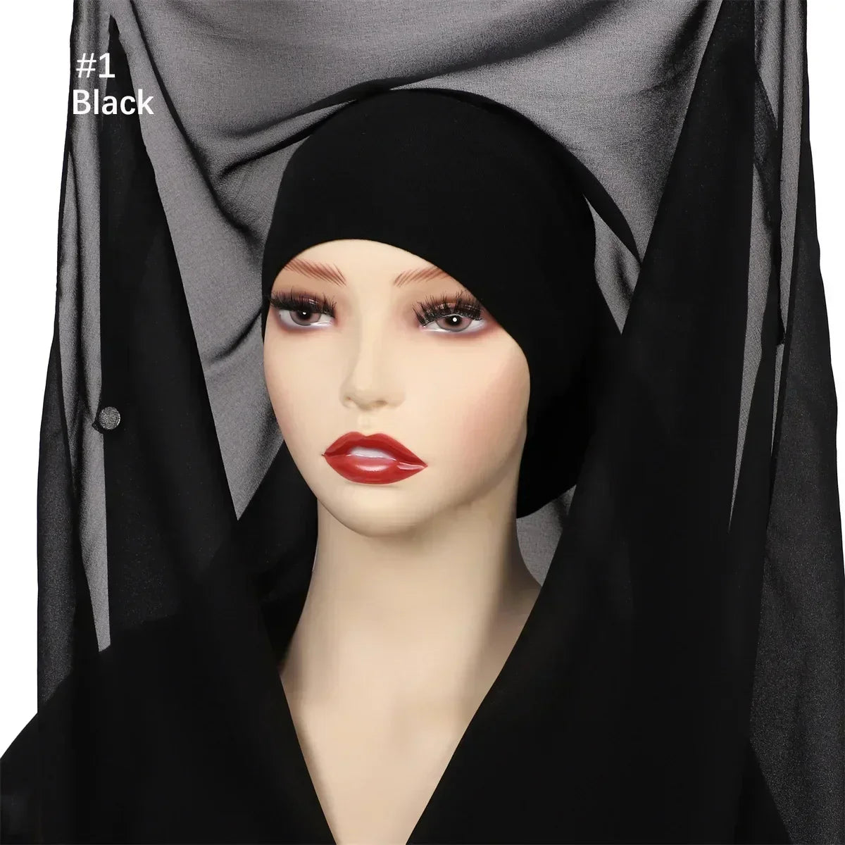 Newest Instant Chiffon Hijab - Palm and Thread