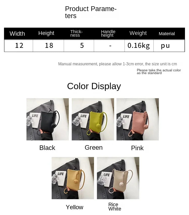 Stylish Small Leather Crossbody Bag