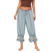Loose Fit Bloomers Cropped Pant - Palm and Thread