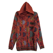 Fish Printing Vintage Sweater Hoodie - Palm and Thread