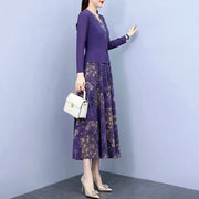 Floral Printed Chiffon Dress - Palm and Thread