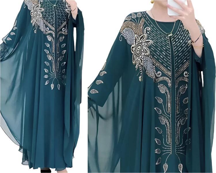 Chiffon Boubou Abaya - Palm and Thread