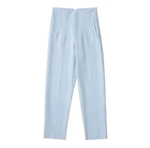 Elegant Solid Pencil Pant - Palm and Thread