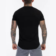 Plain Cotton Breathable Fitness T-shirt - Palm and Thread