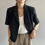 Verti Chic Cropped Suit Shirt