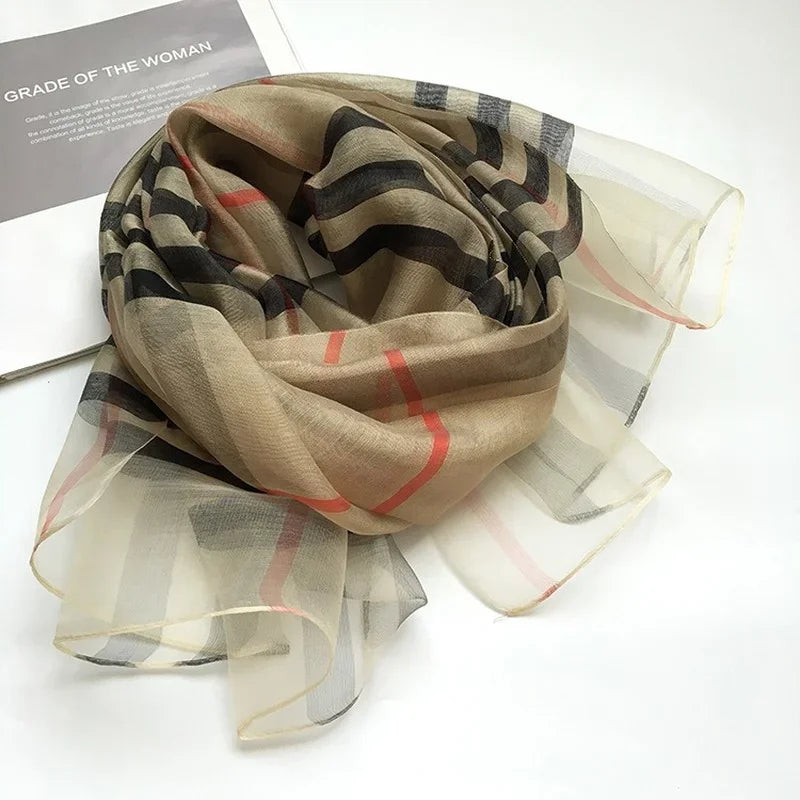 Silk & Wool Four Seasons Scarf - Palm and Thread