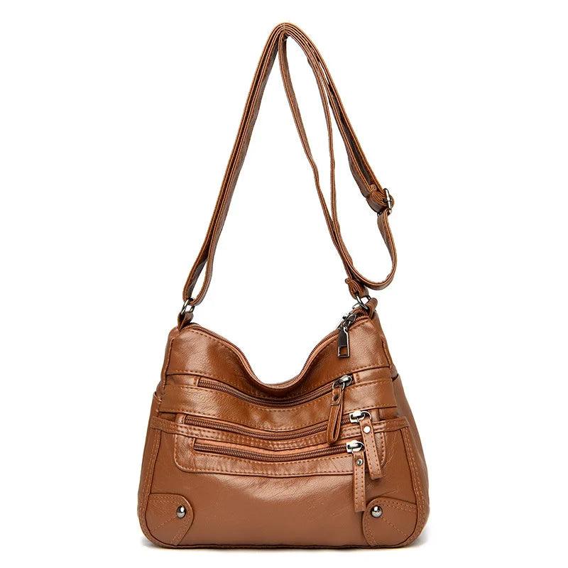 High Quality Soft Leather Shoulder Bag - Palm and Thread