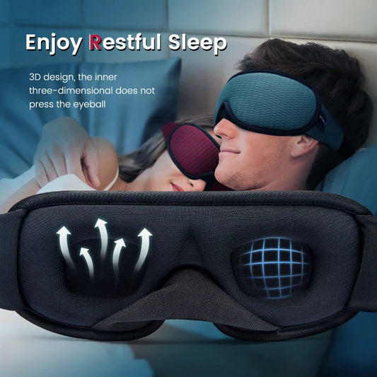 Sleep Mask 3D Block Out Light - Palm and Thread