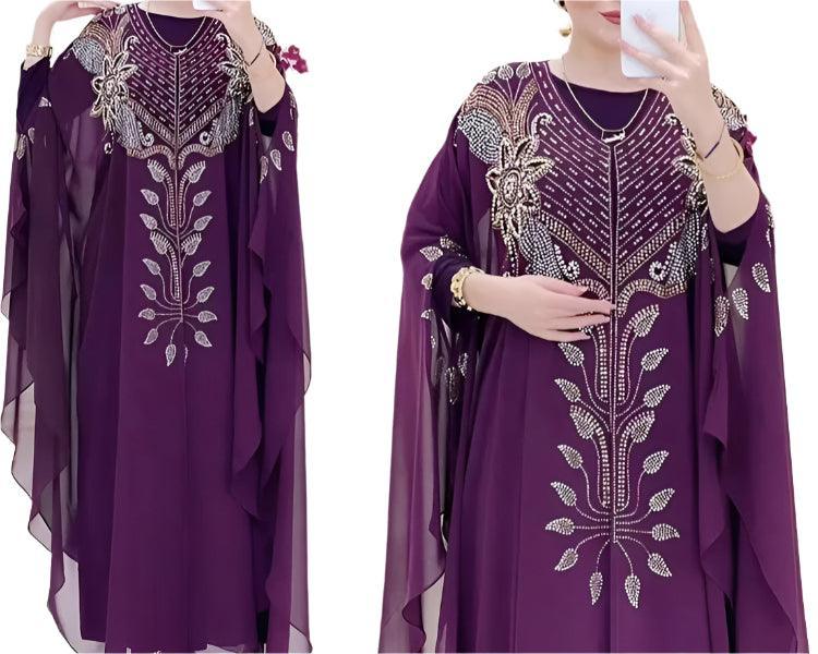 Chiffon Boubou Abaya - Palm and Thread