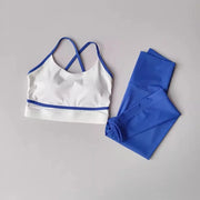 High-Waist Leggings & Sports Gym Bra