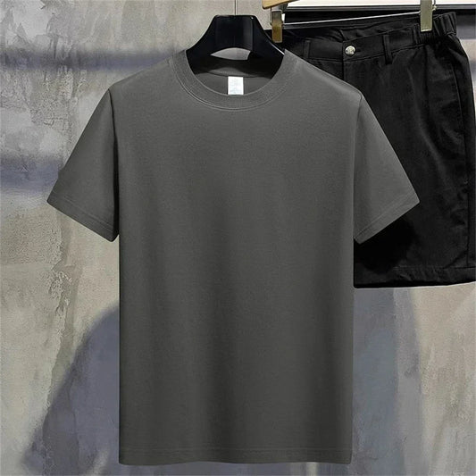 Cotton Solid Color Blank T-shirt
