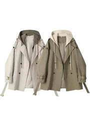 Flowy Casual Trench Coat - Palm and Thread