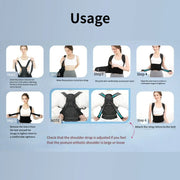 Posture Corrector Back Orthopedic Straps - Palm and Thread