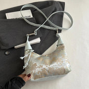 New Style Fine Embroidery Handbag - Palm and Thread