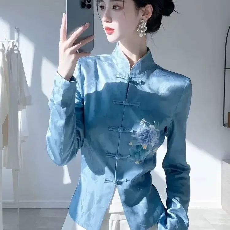Beautiful and Stylish Waist-Cinching Top - Palm and Thread