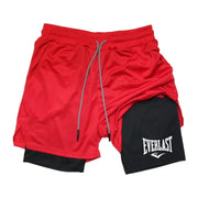 Compression gym printed sports short - Palm and Thread