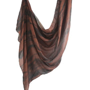 New Watercolor Tie-Dye Cotton Scarf - Palm and Thread