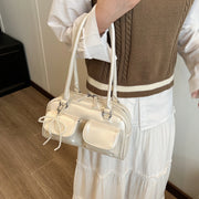 Trendy Bow Underarm Pillow Bag
