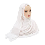 Thin Plain Shawl Soft Viscose Rayon Headscarf - Palm and Thread