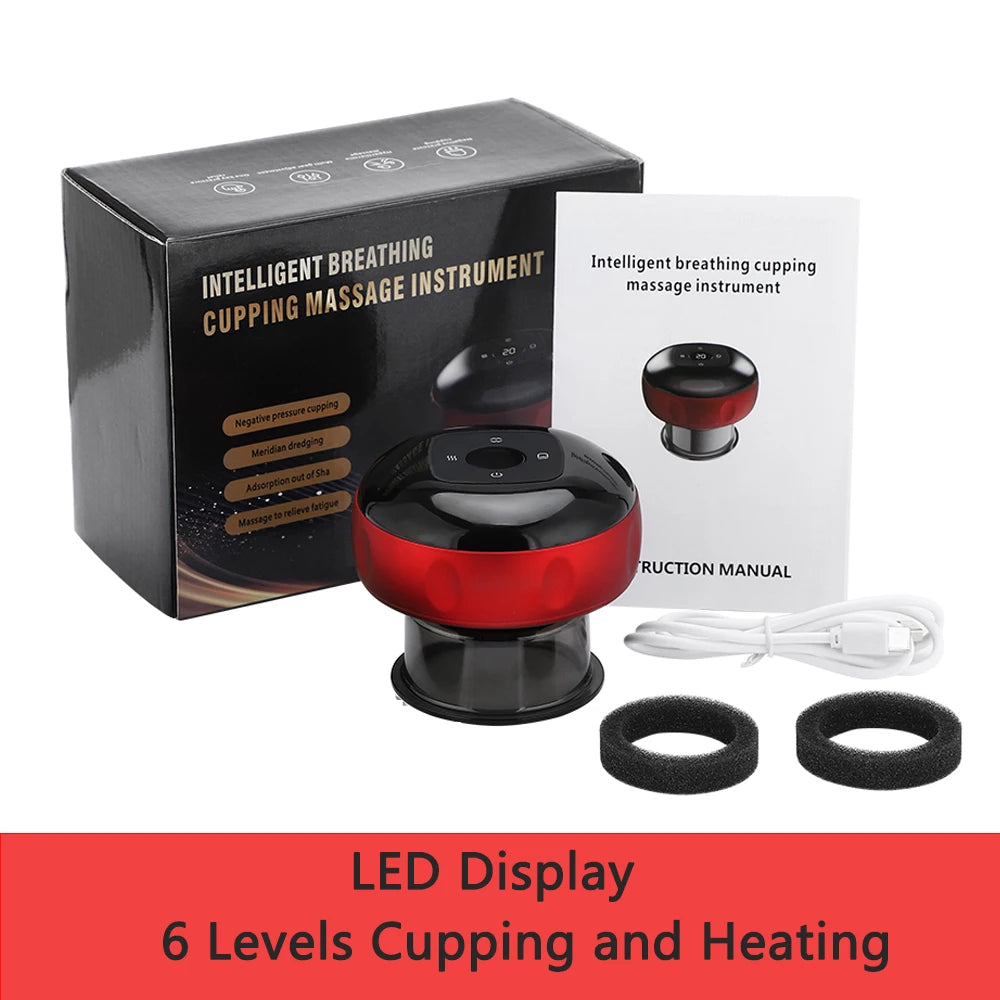 Intelligent Vacuum Cupping Massage Device - Palm and Thread