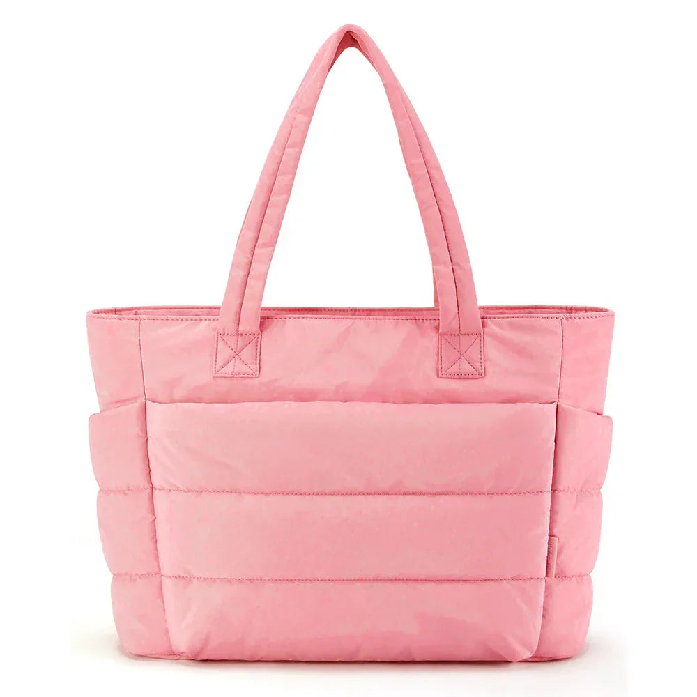 Large Capacity Solid Color Handbag - Palm and Thread