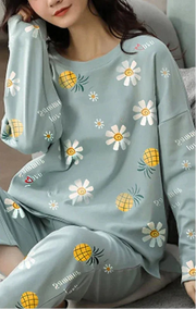 Polyester Pajama Plaid Sleepwear - Palm and Thread