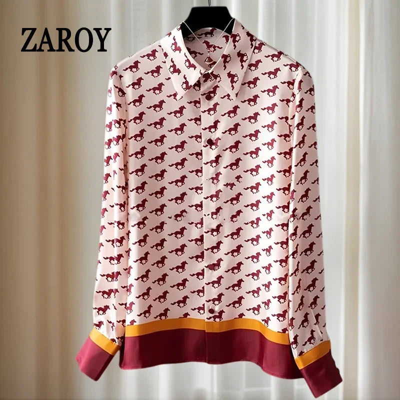 Casual Turn-down Collar Office Shirt - Palm and Thread