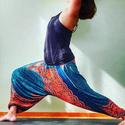 Bohemian High Waist Rayon Harem Baggy Pant - Palm and Thread
