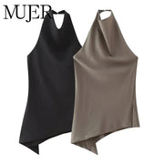 Halter Backless Tank Camis Top and Pant - Palm and Thread