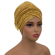 Elegant Head Wraps Bonnet - Palm and Thread