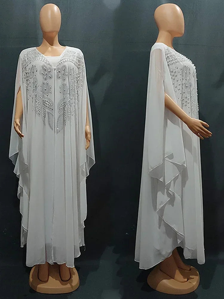 Chiffon Boubou Abaya - Palm and Thread